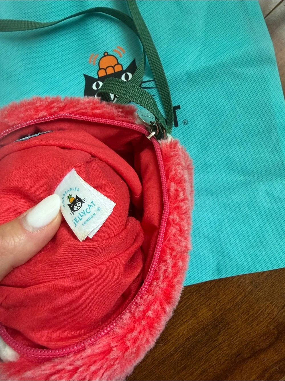 Jellycat Watermelon Plush Bag